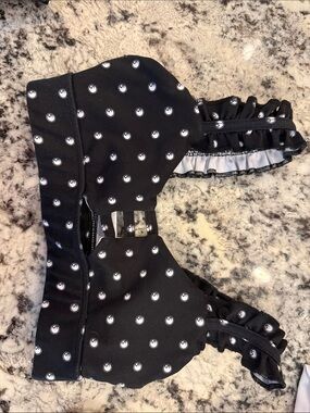 Five The Label Girls Extra Large Black Printed Top